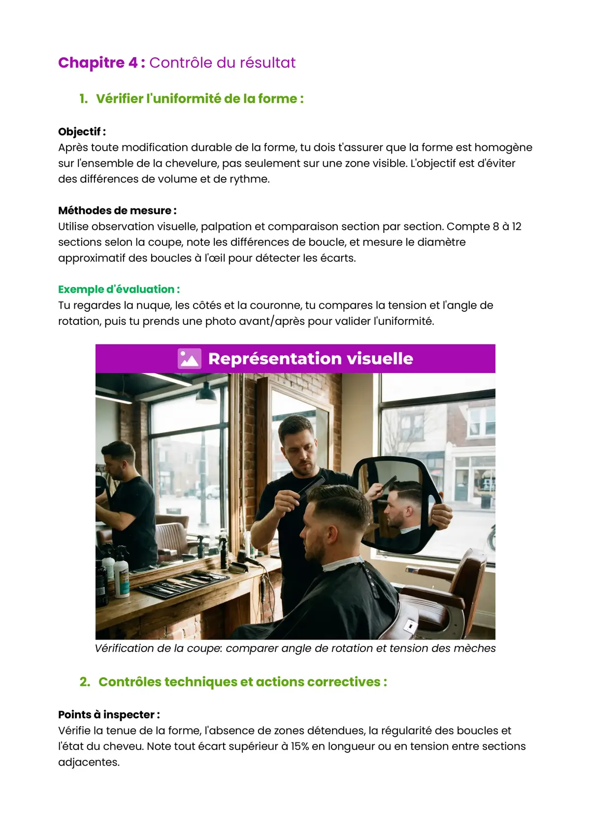 Example Fiche de Révision BP Coiffure